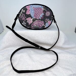 Vera Bradley Alpine Floral Shimmer Sequinned Crossbody Bag